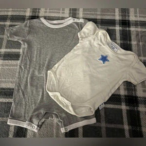 2 onesie bundle 1  Kyle & Deena onesie  6-9 months 1 Burt’s bees  6-9 months